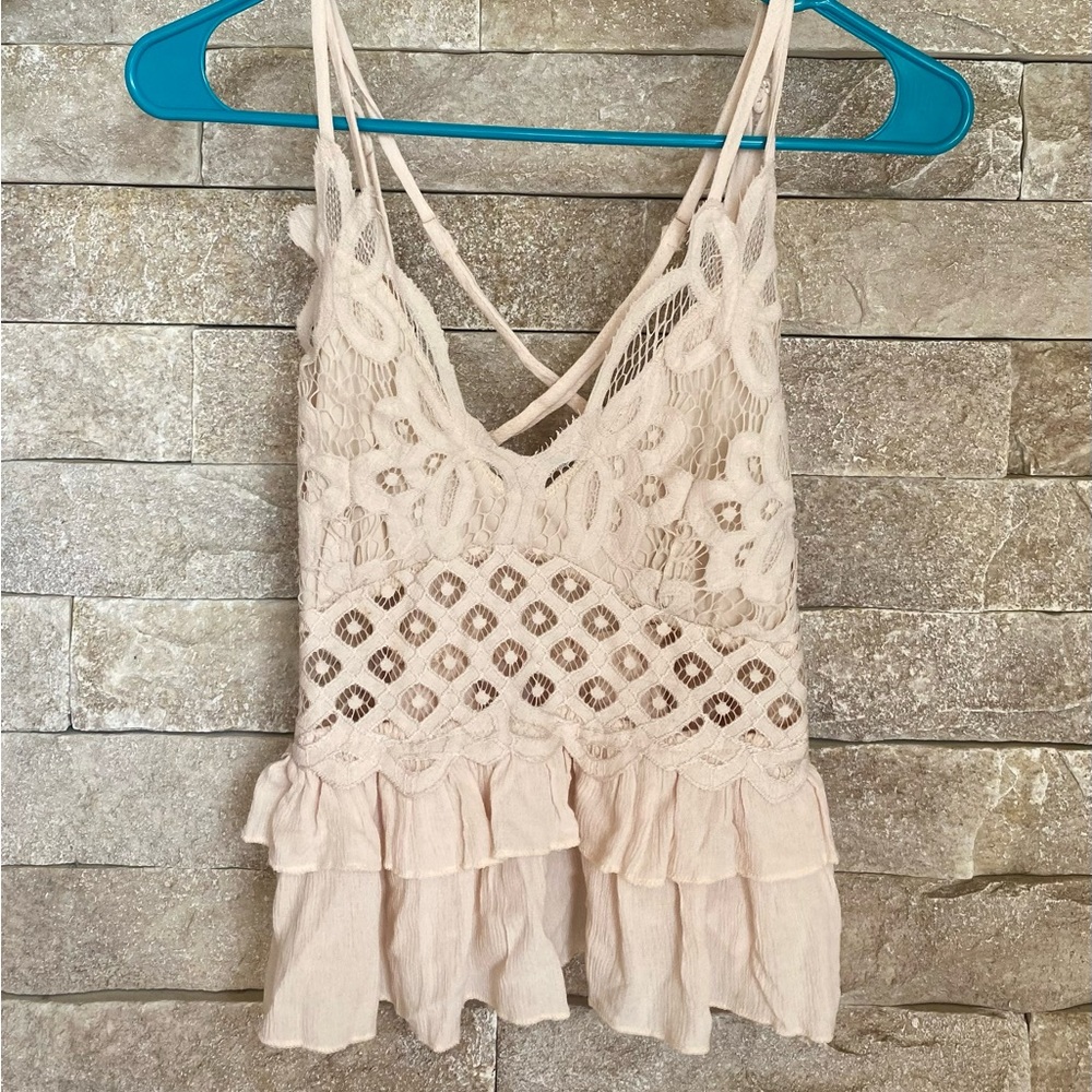 Ocean Drive Cream Adela Tank Top. Never Worn, great condition.